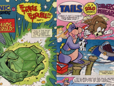 Back Issues & Knuckles: Sonic the Hedgehog: Triple&nbsp;Trouble