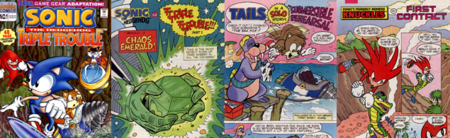 Back Issues & Knuckles: Sonic the Hedgehog: Triple&nbsp;Trouble
