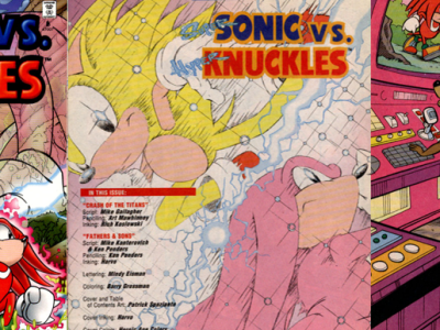 Back Issues & Knuckles: Super Sonic vs. Hyper&nbsp;Knuckles